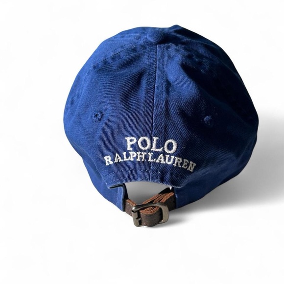 Polo by Ralph Lauren Blue Cap with Bear Embroidery - Picture 3 of 3